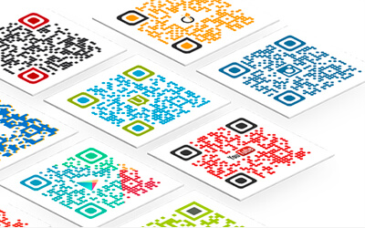 Display the QR code on the website